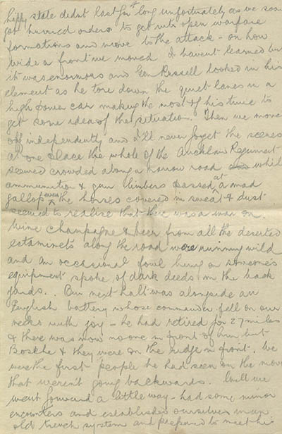 Robert McFarland letter, 5 April 1918. Private collection.
